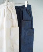 ドットプリントデニム　パンツ