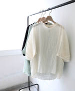 シアーチェック　プルオーバー