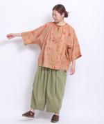 カディコットン刺繍 プルオーバー