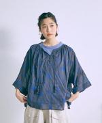 カディコットン刺繍 プルオーバー