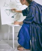 カディコットン刺繍 ワンピース