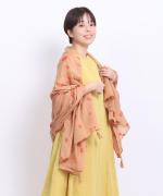 カディコットン刺繍 ストール