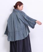 カットワーク刺繍 ブラウス