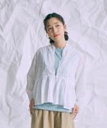 カットワーク刺繍 ブラウス