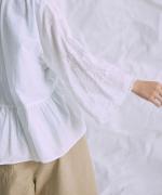 カットワーク刺繍 ブラウス