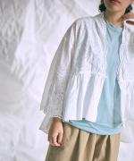 カットワーク刺繍 ブラウス