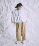 カットワーク刺繍 ブラウス