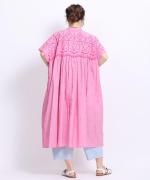 カットワーク刺繍 ワンピース