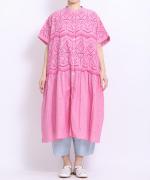 カットワーク刺繍 ワンピース