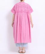 カットワーク刺繍 ワンピース