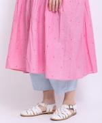 カットワーク刺繍 ワンピース