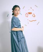 カットワーク刺繍 ワンピース