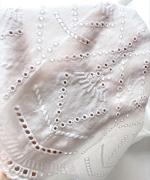 カットワーク刺繍 ワンピース