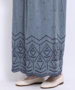 カットワーク刺繍 パンツ