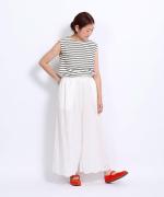 カットワーク刺繍 パンツ