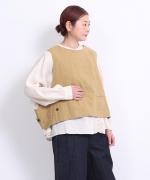 リネンウール　2wayベスト