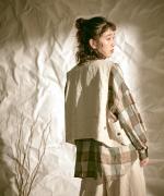 リネンウール　2wayベスト