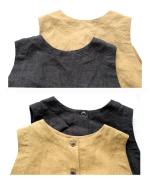 リネンウール　2wayベスト