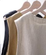 リネンウール　2wayベスト