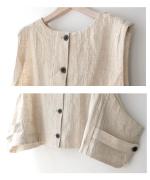 リネンウール　2wayベスト