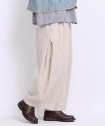 リネンウール　パンツ