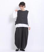 リネンウール　パンツ