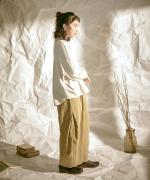 リネンウール　パンツ