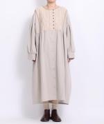 キルトジャガード　コートワンピース