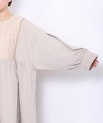 キルトジャガード　コートワンピース