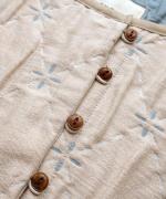 キルトジャガード　コートワンピース