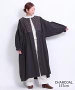 キルトジャガード　コートワンピース