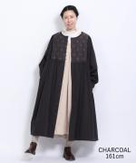 キルトジャガード　コートワンピース