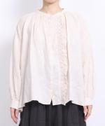 40リネンレース　ブラウス