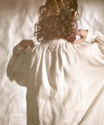 40リネンレース　ブラウス