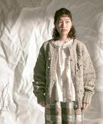 40リネンレース　ブラウス