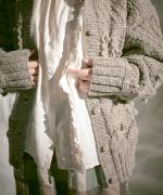 40リネンレース　ブラウス