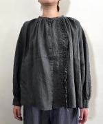 40リネンレース　ブラウス