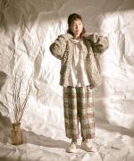 40リネンレース　ブラウス