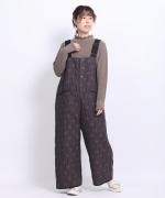 キルトジャガード　サロペット