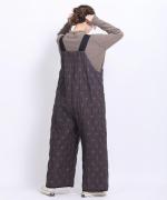 キルトジャガード　サロペット