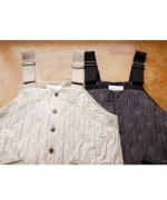 キルトジャガード　サロペット