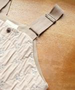 キルトジャガード　サロペット