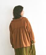 ふわふわコットン　ブラウス