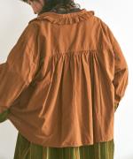 ふわふわコットン　ブラウス