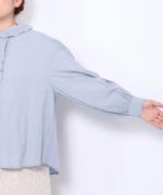 ふわふわコットン　ブラウス