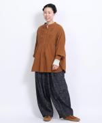 ふわふわコットン　チュニックシャツ