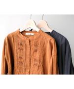 ふわふわコットン　チュニックシャツ