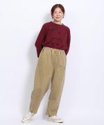 ピグメントコットンツイル　イージーパンツ
