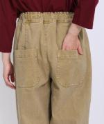 ピグメントコットンツイル　イージーパンツ