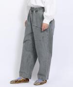 ピグメントコットンツイル　イージーパンツ